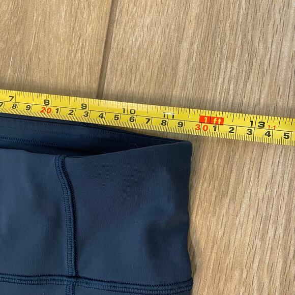 Lululemon Run Inspire Crop II Women’s Size 4 Navy High Rise 22” Leggings - Picture 3 of 11